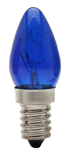 Lâmpada Chupetinha 110v 7w E14 Azul
