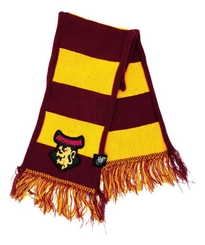 Bufanda Para Niños - Gryffindor - Harry Potter Color Bordó Diseño De La Tela Rayada Talle Único