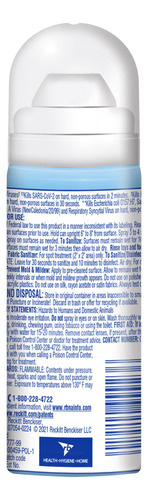 Spray Desinfectante Lysol To Go Crisp Linen, 44 Ml, Viaje, P