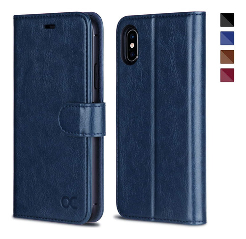 Funda Tipo Cartera Ocase Para iPhone X / Xs, Funda iPhone 10