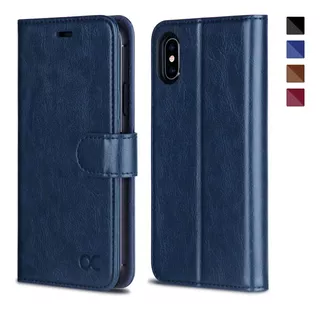 Funda Tipo Cartera Ocase Para iPhone X / Xs, Funda iPhone 10