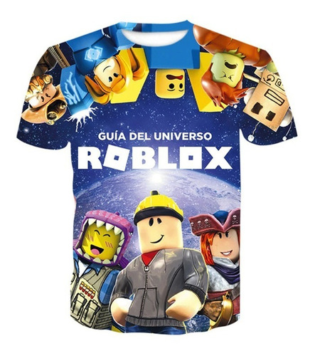 Polera Niño Roblox Full 3d Impresión Digital Importada