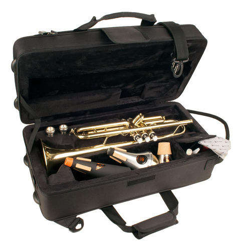 Estuche Rectangular Protec Trumpet Max Con Almacenamiento In