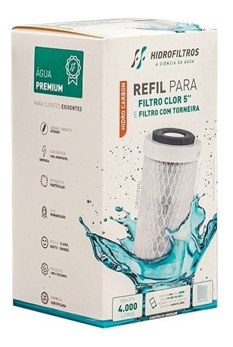 Refil Filtro Loren Acqua 5 - Ponto De Uso / Hidro Filtros