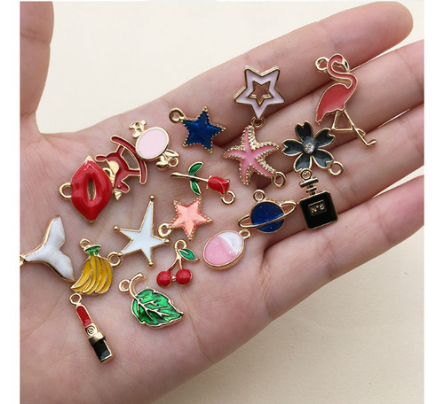 100 Pulseras Colgantes Aleaciones Mezclada Para Hacer Joyas