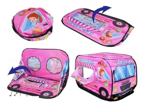 Imagen 5 de 5 de Tienda Carpa Auto Helado Carro Camping Acampar