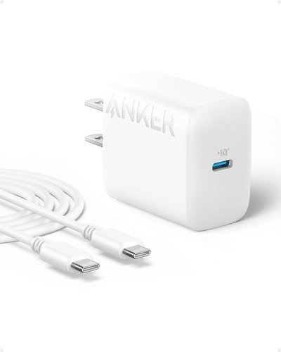 Cargador De 20w Y Cable 1.5m Usb-c Anker Carga Rápida Qc 3.0