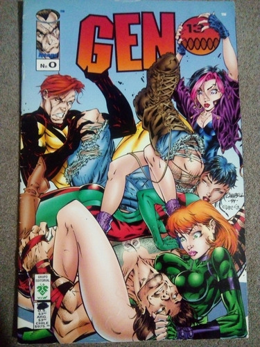 Gen 13 No.0 Comic Tamaño Grande Editorial Vid Año-1998