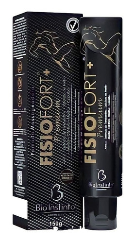 Pomada Fisiofort Premium Bio Instinct - Venta al por mayor de 150 g. Tipo de paquete: tubo de fragancia premium