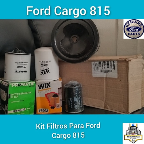 Kit Filtros De Ford Cargo 815.