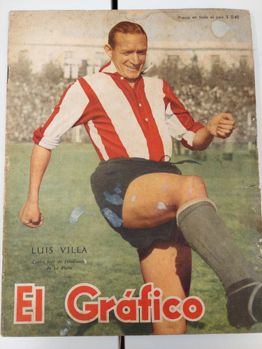 Rev El Grafico N° 1512 2/7/48 Boca 4 Estudiantes 1 River 