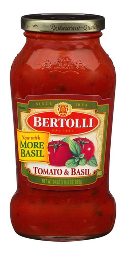 Salsa Para Pasta Bertolli Tomate Y Alba