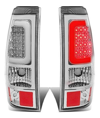 Dna Motoring Tl-csil03-led-3d-ch-cl Luces De Freno, Lado