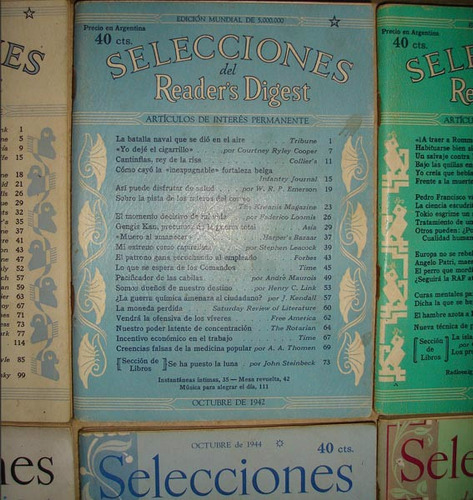 Atención 10 Revistas Selecciones Readers Digest De Colección