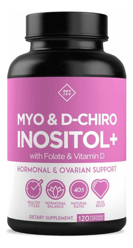 Myo & D-chiro Inositol Con Folato Y Vitamina D Entrega Hoy