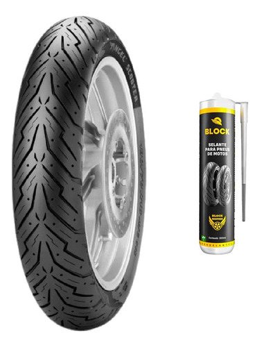 Pneu 100/90-10 56j Tubeless Angel Scooter Pirelli + Selante