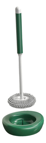. Escova E Suporte De Vaso Sanitário, 360° Verde Com Base