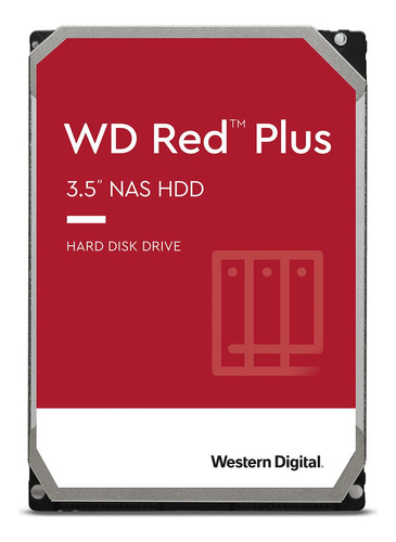 Disco Duro Interno Wd Red Plus 3.5  10 Tb Serial Ata Iii