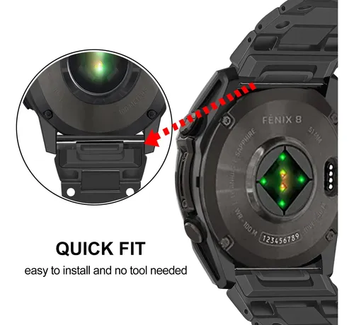 Correa De Reloj Trumirr Para Garmin Fenix 8 51 Mm/7x/6x Pro/
