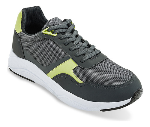 Tenis Deportivo Caballero Gris Mundo Terra 157754