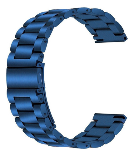 Correa De Acero Inoxidable Eslabon Para Galaxy Watch 3 41mm Color Azul