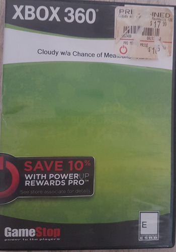 Cloudy With A Chance Of Meatballs Xbox 360 (Usado)
