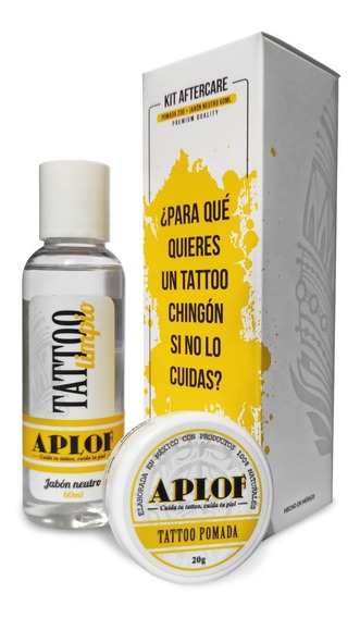 Crema Tatuajes Tattoo Pomada Aplof + Jabón Neutro Aftercare