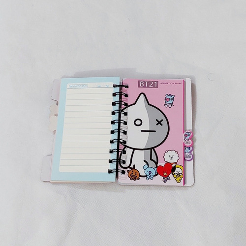 Set 3 Mini Libretas Bt21*bts Kpop Army Papelería Kawaii