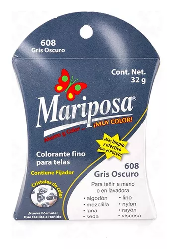 Colorante Para Ropa Mariposa Multifibra Negro 101 - Mariposa
