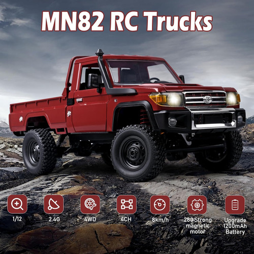 Mn82 Rc Car 1/12 Rc Crawler Rc Rock Crawler Rc Truck 4x4 280