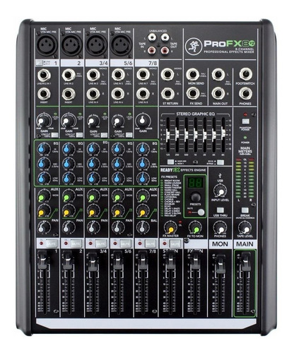 Ftm Mixer Mackie Profx8 V2 - Consola De Audio 8 Canales