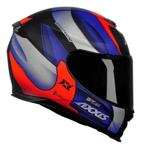 Capacete Axxis Asx Moto Eagle Fechado Modelo Limitado Raro 