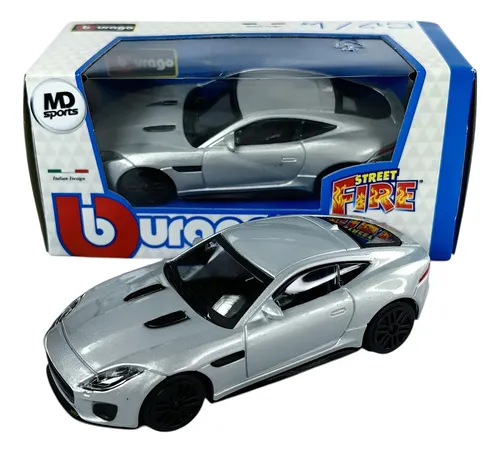 Auto Deportivo Jaguar F-type Burago Street 1:43 | Cuotas sin interés