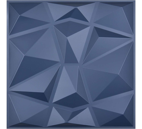 Diseño De Pared 3d Texturizado Con Paneles 3d Diamante Gris