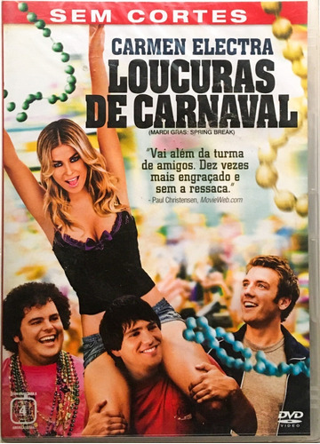 Dvd Loucuras De Carnaval - Carmen Electra - Original Lacrado