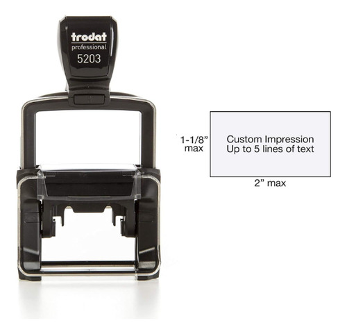 Aparato Para Sello Trodat 5203 Sin Personalizar 49 X 28 Mm