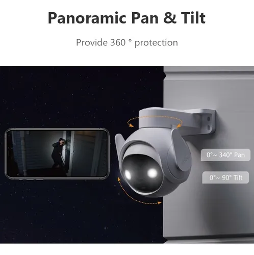 Cámara De Seguridad Wifi Cruiser 2 5mp 3k 360° Imou Ip