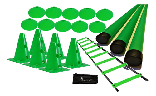 Kit Entrenamientos Deportivos (conos, Platillos, Escalera)