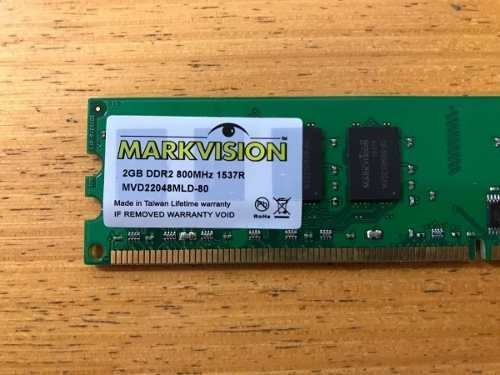 Memoria RAM 2GB 1 Markvision MVD22048MLD-80