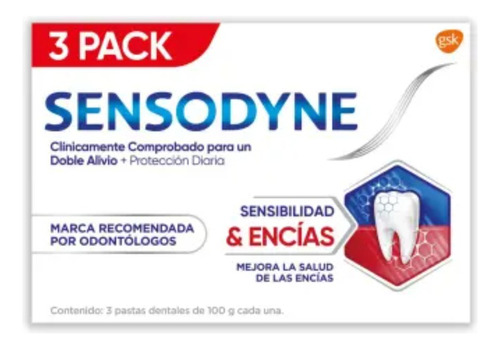 Pasta Dental Sensodyne Sensibilidad & Encías Regular Para Un