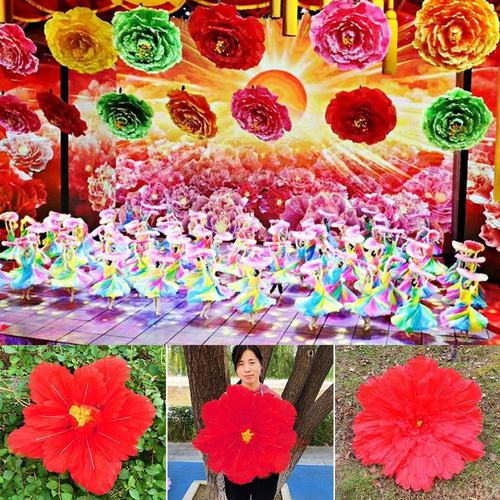 Flores Artificiales, 30, 40, 50 Cm, Peony Dancing Props, The