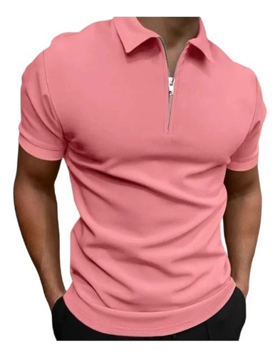 Zipsolid Polo Pink Excelente Calidad 
