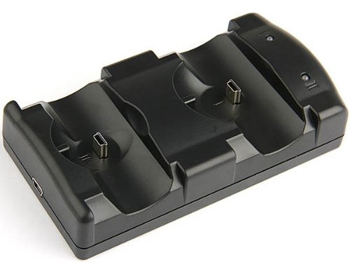 Base De Carga Doble Usb Para Controladores Ps3 Move