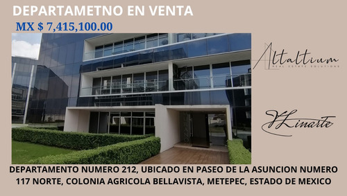 Departamento En Venta En El Municipio De Metepec Edomex I Vl11-bd-059