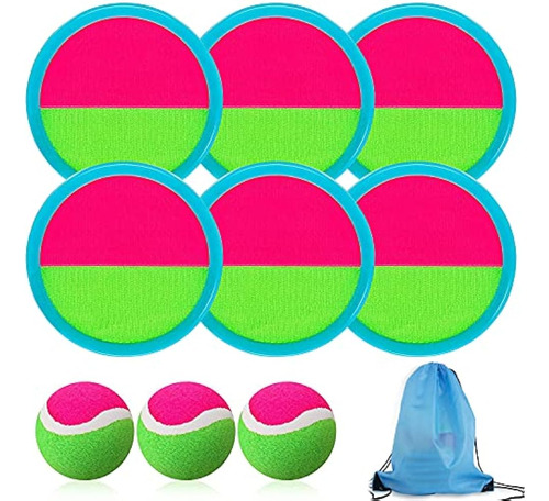 Flywind Toss And Catch Ball Game Set, Catch Game Toys Con 6 
