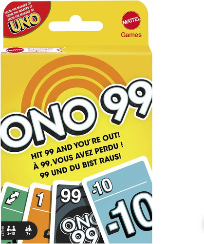Mattel Games Ono 99 Juego De Cartas De The Makers Of Uno Jue