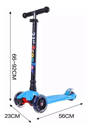 Scooter Monopatín Militar Niñas Regulable Rueda Led - LhuaStore – Lhua Store