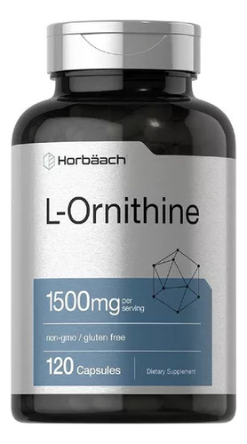 Horbaach L -ornitina/ L -ornithine  Hcl 1500mg 120cps