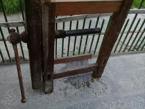 Tornillo Gusano Para Morsa Carpintera Grande (Usado)