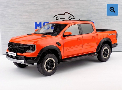 Ford Ranger Raptor 2023 Mcg, Escala 1/18. Naranja